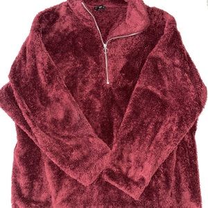 Express quarter zip fleece